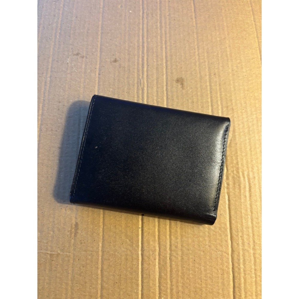 VINTAGE~RELIC~Men's Bifold Black Leather Wallet Cards/ Bills /Slide/Logo NWT